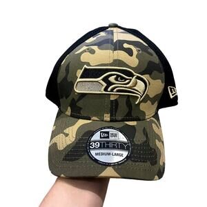 New Era  Seattle Seahawks Camo fitted at M/L